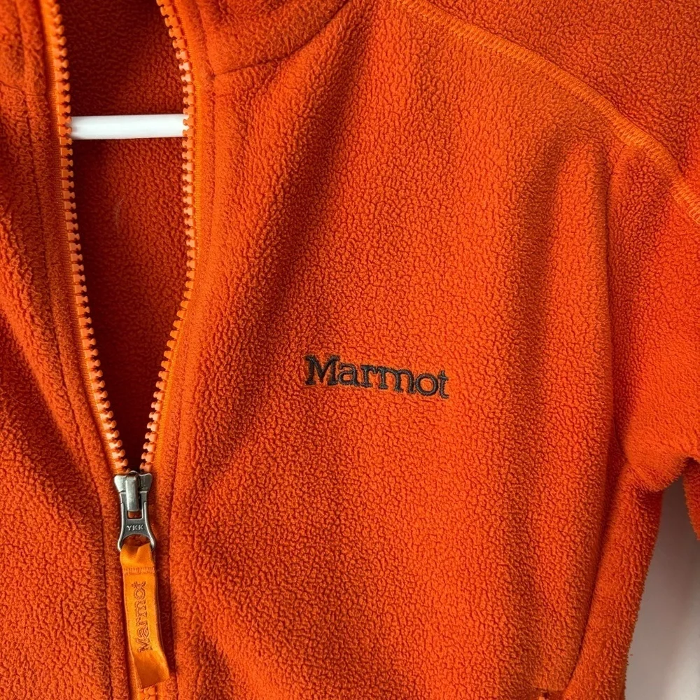 Marmot orange fleece